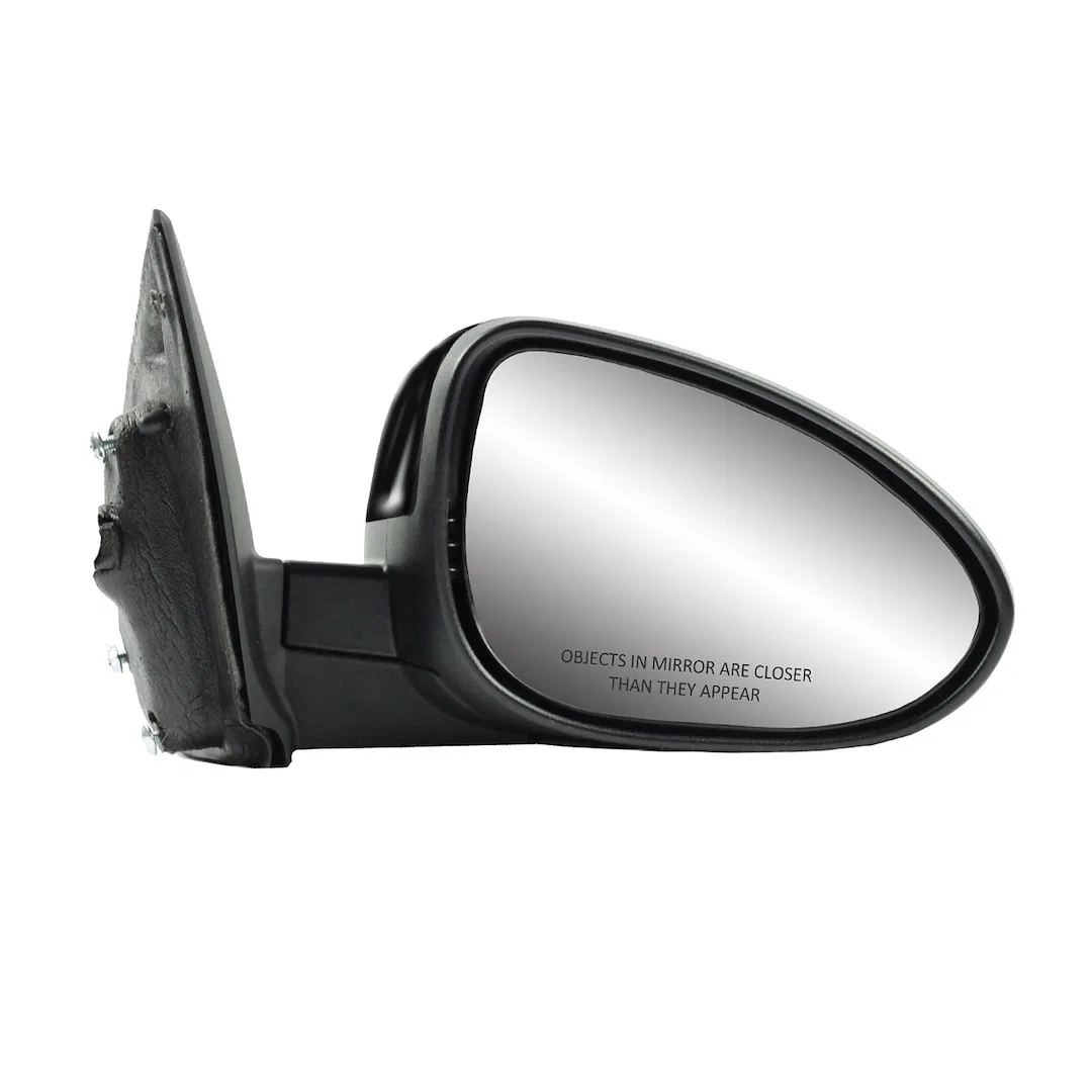 62789G – K-SOURCE Exterior Mirror, OEM Replacement Single Black With PTM Cover Electric Foldaway With Heated Mirrors ...